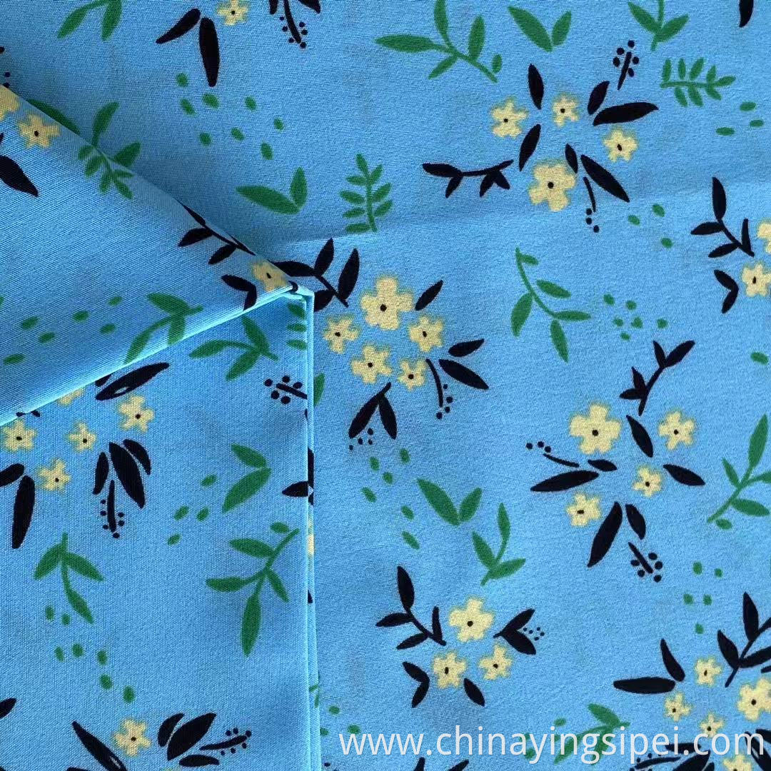 ISP Textile Flower print 4 way stretch 97% polyester 3% elastane fabric printing fabric for dress woman